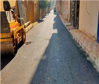 إعادة تأهيل عدد من الشوارع الرئيسية بحي شمال مدينة مطاي بالمنيا