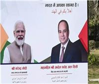 رئيس الوزراء الهندي يرحب بزيارة الرئيس السيسي التاريخية للهند