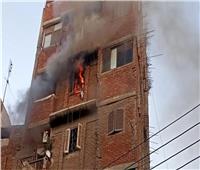 إخماد حريق اندلع داخل شقة سكنية بالبدرشين