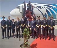مصر للطيران تستقبل طائرة جديدة من طراز إيرباص A321neo