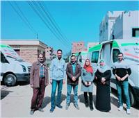 صحة المنوفية : توقيع الكشف المجاني على(1193) مواطن بالقافلة الطبية العلاجية بقرية بشتامي بمركز الشهداء 