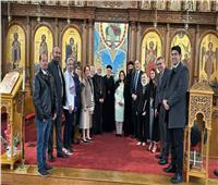 وزيرة الهجرة تزور مقر أبرشية الكنيسة القبطية الأرثوذكسية في لوس أنجلوس