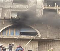 إخماد حريق في شارع الخمسين بمدينة نصر