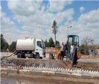 رفع 100 طن قمامة وإزالة 2 حالة بناء مخالف في بني سويف