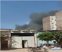 إخماد حريق بمصنع غزل بفوه كفر الشيخ 