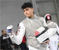 عبد الرحمن طلبة يحصد برونزية بطولة العالم للشباب لسلاح الشيش