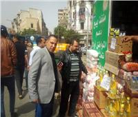حملة تموينية لمراقبة معارض السلع الغذائية والمحلات التجارية بشبرا