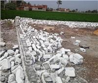 إزالة التعديات فى المهد على مساحة 5 قراريط بمدينة ناصر شمال بنى سويف 