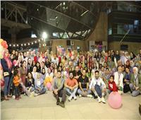 متطوعون يحتفلون بعيد الفطر مع أطفال مرضى السرطان في مستشفى 57357 