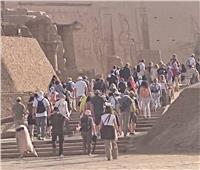 من الجيزة إلى أسوان.. المزارات الأثرية المصرية تشهد إقبالا خلال أول وثاني أيام العيد