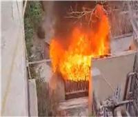 إخماد حريق ضخم داخل مخزن كارتون بأوسيم