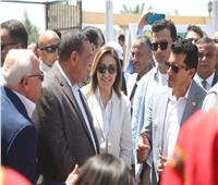  وزراء الثقافة والرياضة والتنمية المحلية والتضامن يشهدون فعاليات بقرية شهداء الروضة 