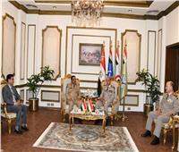 الفريق أول محمد زكى  يلتقى وزير دفاع جمهورية اليمن
