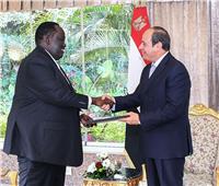 الرئيس السيسي يستقبل فريق أول «توت جلواك» مستشار رئيس جمهورية جنوب السودان 