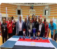 رجال وسيدات مصر فى بطولة العالم لتنس الطاولة بجنوب إفريقيا