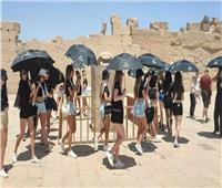 معبد الكرنك بالأقصر يستقبل ٤٠ ملكة جمال من مختلف جنسيات العالم
