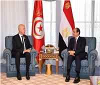 السيسي لقيس سعيد: مصر تدعم كافة الجهود لمواصلة مسيرة التنمية بـ «تونس»