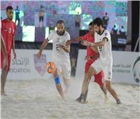 منتخب مصر يفوز علي فلسطين ويتأهل الي نهائي كأس العرب للكرة الشاطئية