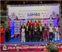عصفور يحقق ذهبية السامبو لوزن ٩٨ كجم فى البطولة الأفريقية بالمغرب