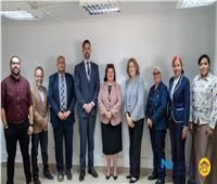 جامعة النيل الأهلية تبحث التعاون مع فريق رفيع المستوى من السفارة الأمريكية