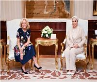 السيدة انتصار السيسي: زيارة جيل بايدن خطوة جديدة نحو تعزيز الصداقة المصرية الأمريكية