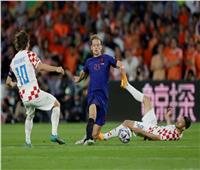 هولندا تخطف تعادلا قاتلا أمام كرواتيا.. والمباراة تستمر لوقت إضافي