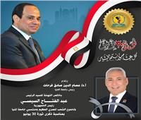 رئيس جامعة المنيا يهنئ الرئيس السيسي بالذكرى العاشرة لثورة 30 يونيو