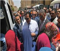  وزير الصحة ومحافظ الفيوم يتفقدان مستشفى طامية المركزي