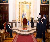 وزيرة الهجرة تلتقي البابا ثيودوروس الثاني بطريرك الإسكندرية