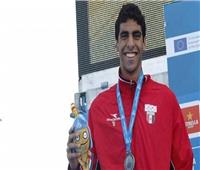 عبد الرحمن سامح ثامن سباق ٥٠ متر فراشة ببطولة العالم للسباحة