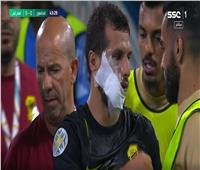 طارق حامد مطمئنا متابعيه بعد إصابته في مباراة الصفاقسي: أنا بخير