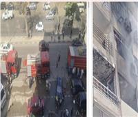 أمن القاهرة ينقذ 11شخص في حريق بمدينة نصر 