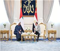 الرئيس السيسى يبحث مع الشيخ محمد بن زايد آليات التعاون المشترك بين البلدين