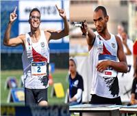 أحمد حامد ومعتز وائل يتوجان بذهبية تتابع الرجال في بطولة العالم للخماسي الحديث