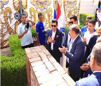 وزير الرياضة يضع حجر الأساس لمشروع استثماري بنادي أسوان