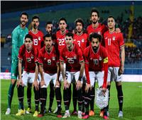 منتخب مصر بالزي الأحمر أمام إثيوبيا في تصفيات أمم إفريقيا