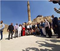 وزير السياحة ومحافظ القاهرة يفتتحان جامع سارية الجبل بالقلعة 