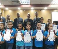 تكريم الطلاب الفائزين في مسابقتي كانجارو العالمية في الرياضيات والأولمبياد الدولي للغة الانجليزية لموسم 2022