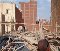 محافظ القليوبية يوقف أعمال بناء مخالف بأحد العقارات فى «بنها»