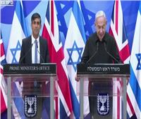 رئيس الوزراء الإسرائيلي مع نظيره البريطاني: حرب غزة ستطول
