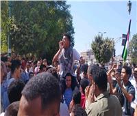 الآلاف يحتشدون في ميدان بالاس بالمنيا تضامنا مع الشعب الفلسطيني