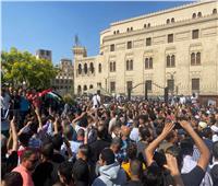 آلاف المصلين بالجامع الأزهر يؤدون صلاة الغائب على أرواح شهداء فلسطين