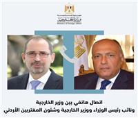  وزير الخارجية سامح شكري يبحث مع نظيريه الأردني والسعودي المستجدات في غزة