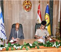 الأكاديمية العسكرية توقع بروتوكول تعاون مع جامعتى الفيوم والنيل