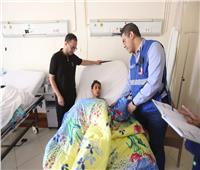 الصحة : وصول مجموعة من الأشقاء الفلسطينيين المصابين في أحداث غزة للعلاج بمصر 