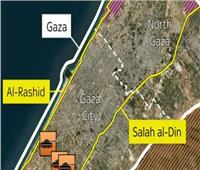 صور لقمر اصطناعي يظهر تقسيم إسرائيل عسكريا لقطاع غزة إلى شطرين