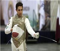 محمد حمزة يتصدر التنصيف الأوليمبي لسلاح الشيش 