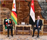 السيسي ورئيس زيمبابوي يتفقان على تكثيف الجهود الأفريقية لضمان مرونة اقتصادات القارة أمام الصدمات الدولية