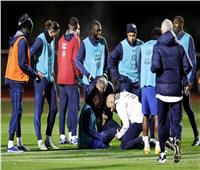 نجم ريال مدريد يتعرض لإصابة في الركبة بتدريبات فرنسا