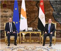 الرئيس السيسي يبحث سبل تعزيز التعاون مع رئيس قبرص